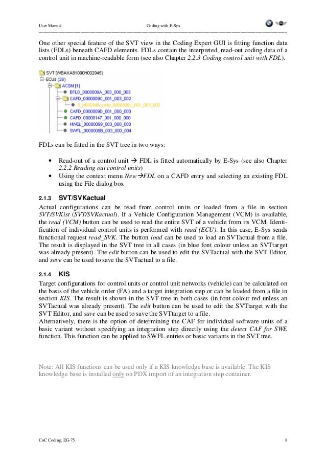 Bmw E Cable E Sys F Series Coding User Manual