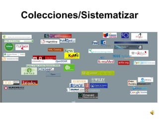 Colecciones/Sistematizar
 