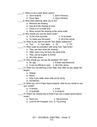 Technical Drafting Module 6 | PDF