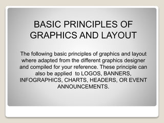 Basic Principles Of Graphics and Layout | PPTX | Desktop Publishing ...