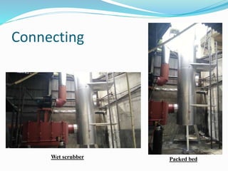 Connecting
Wet scrubber Packed bed
 