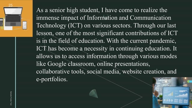 My Reflection from Lesson 1 to Lesson 8 in E-Tech.pptx in | PPT