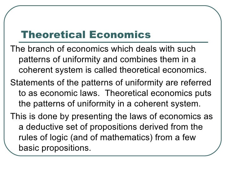 theoretical economics phd