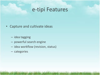 e-tipi presentation | PDF