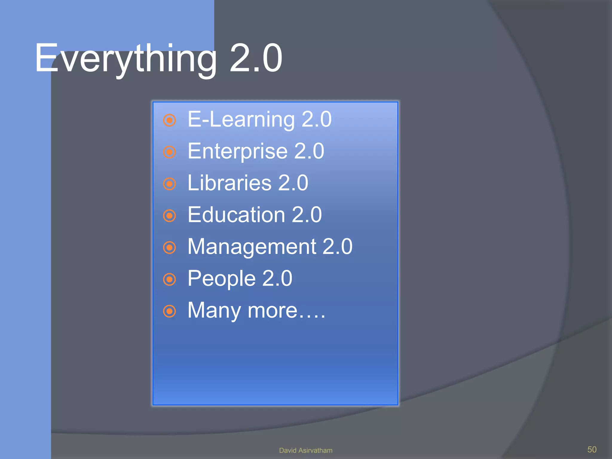 ICT in Education & ReligionWhat is E-learning?The use of Internet technologies to deliver a broad array of solutions that enhance knowledge and performanceRosenberg, 2001E-learning is Internet-enabled learninghttp://www.cisco.com30David Asirvatham