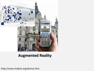 http://www.mobvis.org/demos.htm Augmented Reality 
