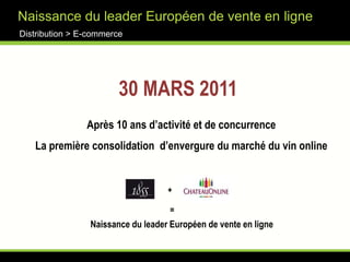 Agrelmafrance.comDistribution > NégociantsSatistiques du site Agrelma Mises en ligneVins de Qualité Supérieure  les plus visités mais pas les plus cliqués !