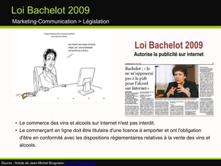 Vendre du vin online : les généralistesDistribution > E-commerceGregory Salinger, Alexandre  Basdereff et Jean-michelDelucEmeric SAUTY de CHALON Une start-up au début très prometteur, de grosses dépenses marketing pour construire sa notoriété et la valse des dirigeants…Une cave de 1 000 bouteilles légué à l’âge de 18 ans par son pèrea suffit à lui forger une ambition :« Devenir le Hermès du vin »Interview who’s who - Emeric SAUTY de CHALON http://bit.ly/fSIipqInterview Gregory Salinger – JDN - http://bit.ly/gfsxkp