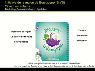 Vendre du vin online : les généralistesDistribution > E-commerceGregory Salinger, Alexandre  Basdereff et Jean-michelDelucEmeric SAUTY de CHALON CA 2009 : 14M€100 000 clientsAudience : 200k VUNombre de références : 1 500Panier moyen annuel à 300€Prix moyen de 12€  / bouteille CA 2009 : 14M€ / Résultats : 695 000€Audience : 228k VU (MNR sept 2010)Nombre de références : 25 000Panier moyen annuel 1 200€Prix moyen de 25€1M de catalogue envoyés par anInterview Nicolas Pichon refonte du site mi-2009: http://bit.ly/fNMInE