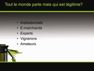 Concept : Tu reçois une fois par mois 2 bouteilles sélectionnés par un grand sommelier, des conseils de dégustation et la possibilités d’acheter une caisse en direct auprès du producteur si tu en veux plus. 
