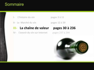 Progression en valeur        baisse en acte d’achatsEvolution de la demande de vinLe marché > La demande Facteurs explicatifs :  accompagnement des repas