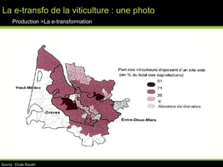 Localisation géographique de la productionProduction >Baisse structurelle des surfacesSource Xerfi 2008