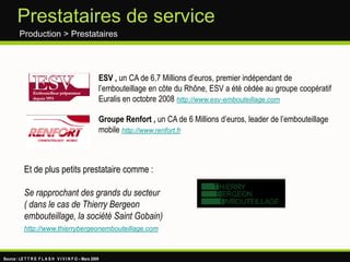 La vinification dans l’industrie des boissonsProduction >Une structure atomiséeSource Xerfi