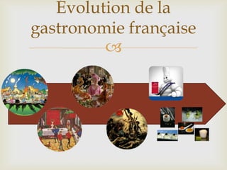 
Évolution de la
gastronomie française
 