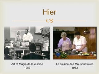 
Hier
Art et Magie de la cuisine
1953
La cuisine des Mousquetaires
1983
 