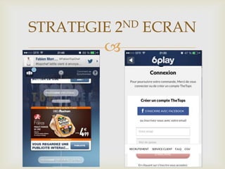 
STRATEGIE 2ND ECRAN
 