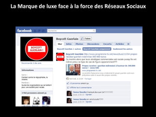 La Marque de luxe face à la force des Réseaux Sociaux 