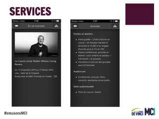 SERVICES

#emuseesMCI

 