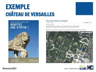 EXEMPLE

CHÂTEAU DE VERSAILLES

#emuseesMCI

Source : .vmfpatrimoine.org

 