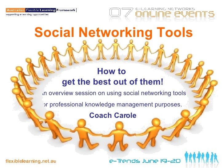 E Trends Social Networking Tools by Coach Carole