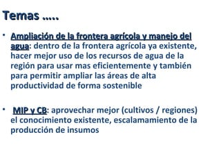 Consulta Electronica “TRANSFORMANDO EL CONOCIMIENTO AGROPECUARIO EN DESARROLLO CON INCLUSIÓN SOCIAL” 