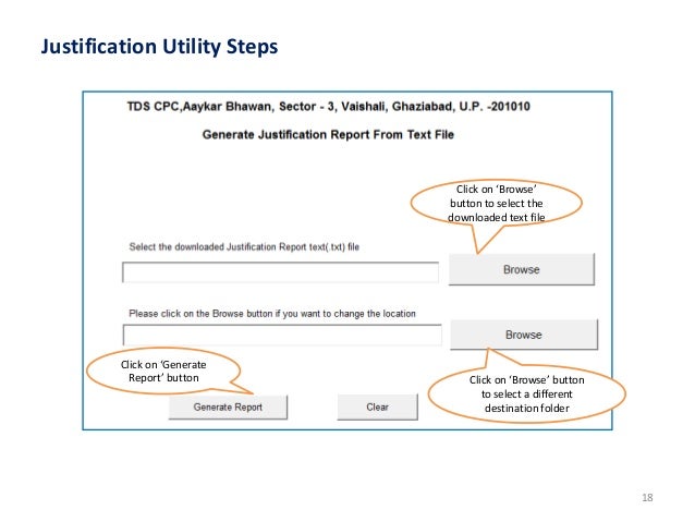 justification report utility 2.1 traces justification report utility 2.1 traces