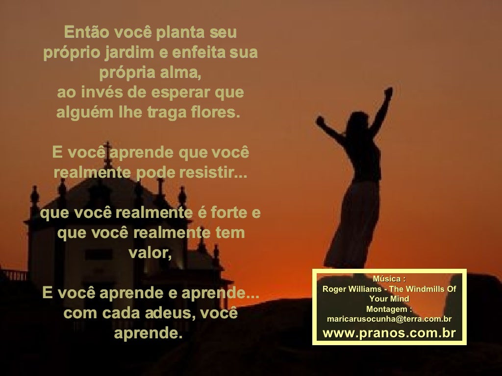E Um Dia Você Aprende…