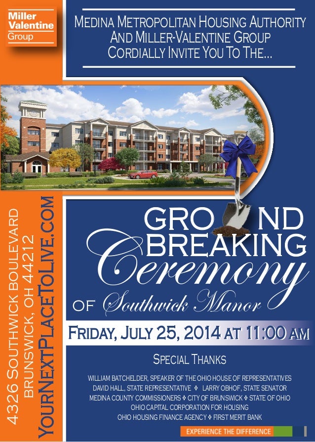 groundbreaking invitation templates