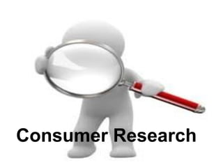 Consumer Research
 