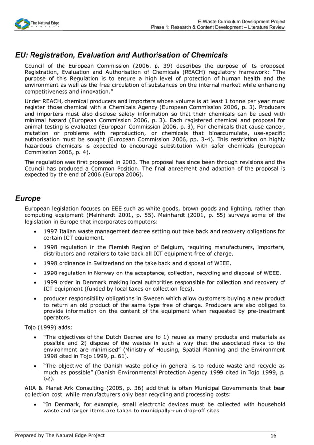 E waste literature review final