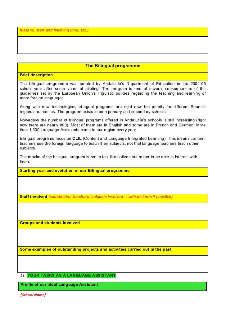 E-Welcome Pack for Language Assistants
