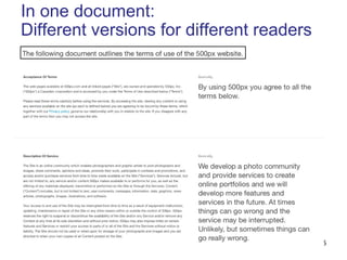 In one document: 
Different versions for different readers 
© E-WRITE 2014 15 
 