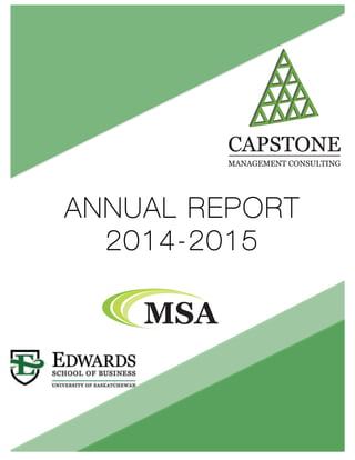 
ANNUAL REPORT
2014-2015
 