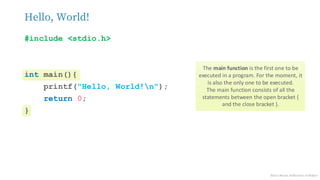 Introduction to C programming language for beginners | PDF
