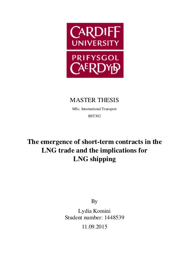 Master thesis international trade
