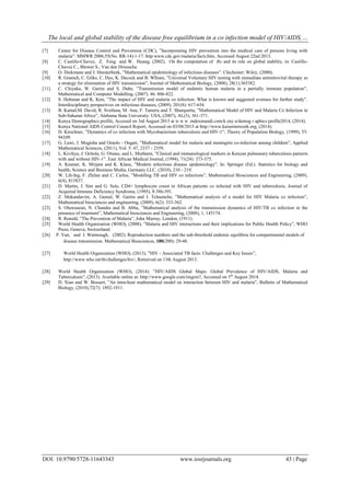The local and global stability of the disease free equilibrium in a co ...