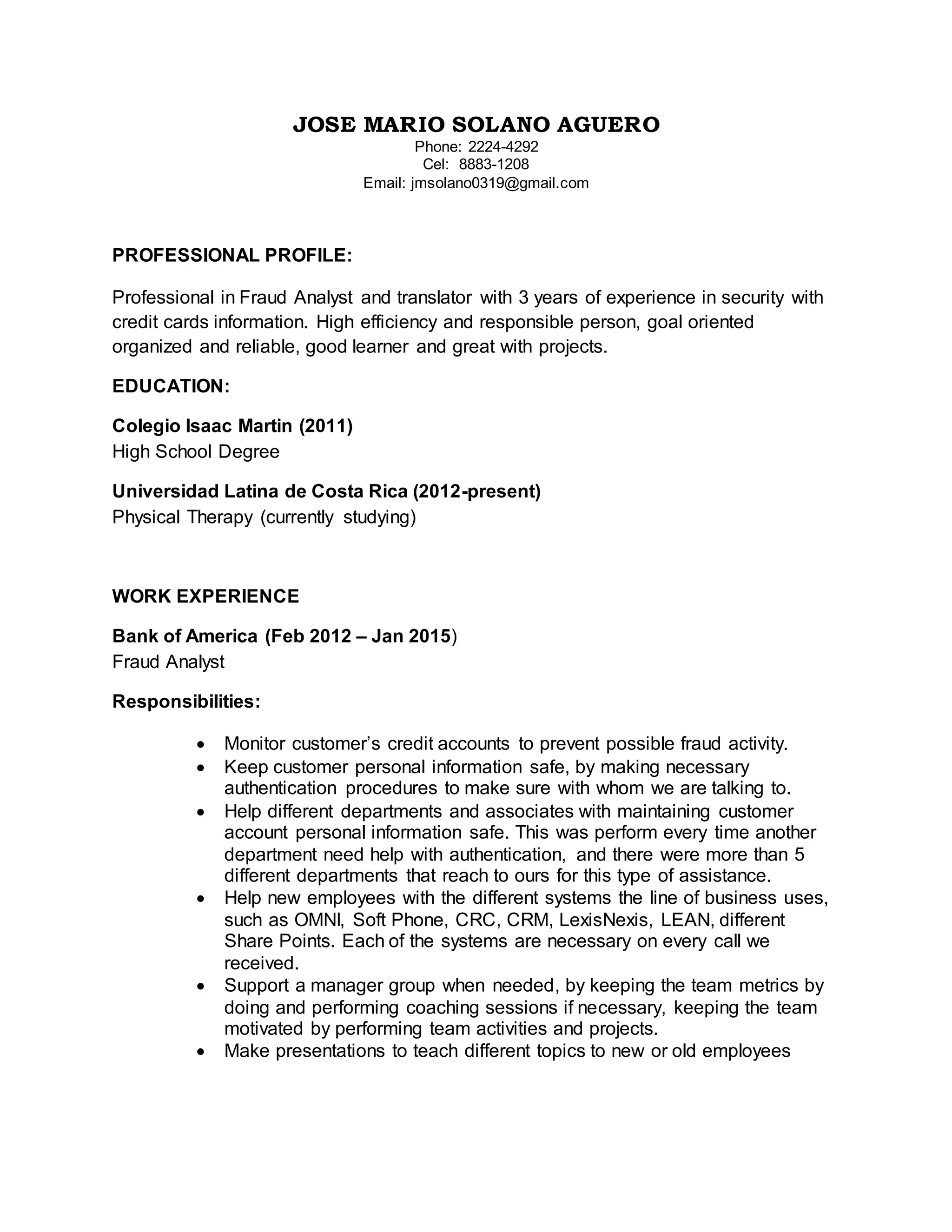 Jose Mario Solano RESUME | DOCX