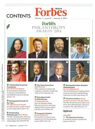 Forbes India - Jan 2015
