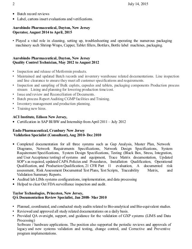 quality assurance auditor resume hola klonec co