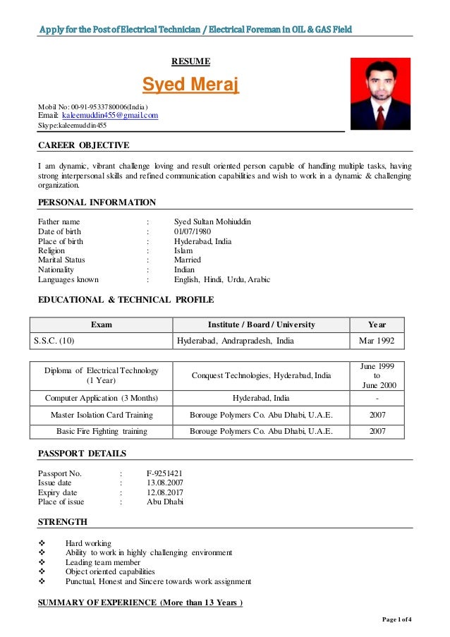 Mobil 1 Oil Change >> CV_Meraj_Electrical_Foreman Mobil 1 Oil Change >> CV_Meraj_Electrical_Foreman