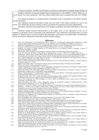 A Review of Status, Problem and Prospects of Library Automation in ...