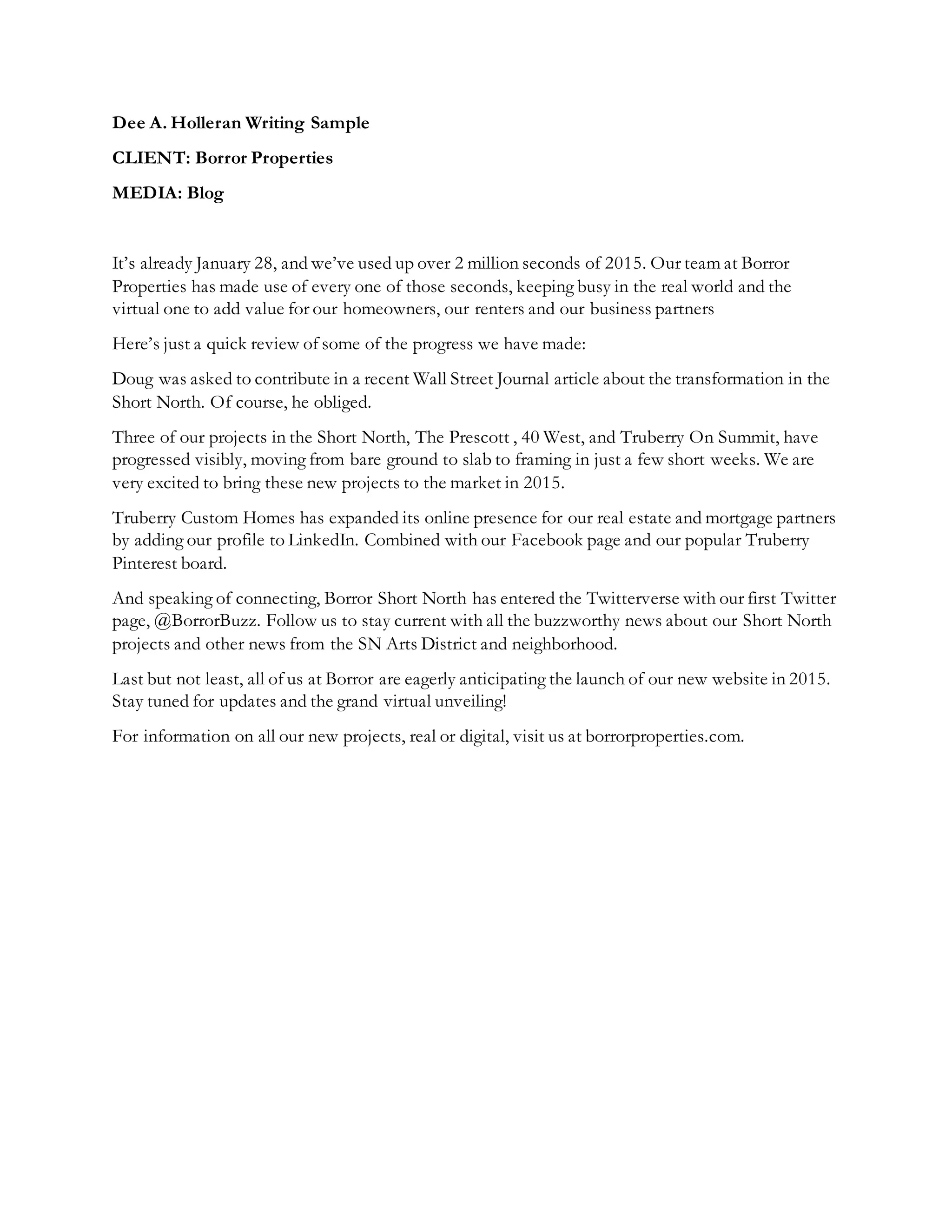 Blog samples | DOCX | Healthcare Industry | Industries