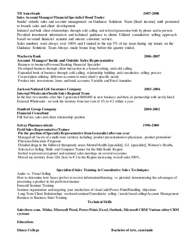 lisacotter resume 2016 td resume