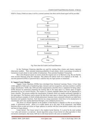 Credit Card Fraud Detection System: A Survey | PDF