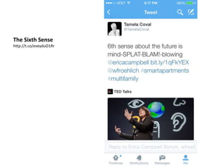The Sixth Sense
http://t.co/eveyduO1Rr
 
