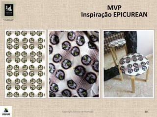 Copyright Fábrica de Startups 18
MVP
Inspiração EPICUREAN
 