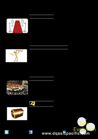 Data Quality
                   2 0 1 2                   Asia Pacific                  Congress
                    Welcome

                    this year, the Data Quality Asia Pacific Congress 2012 focuses on the new challenges of data
                    quality. With the demands of evolving business needs, rapidly developing technology and
                    ever-increasing data volume, data quality professionals must have the practical skills and
                    know-how to effectively respond to these challenges.


                    At the Data Quality Asia Pacific Congress 2012, expert speakers in data quality from around the
                    world will bring you up to date information on managing unstructured and complex data, master data
                    management, effective data governance and communicating about data quality across your
                    organisation.




                    Data Quality Asia Pacific Award 2012

                    the Data Quality Asia Pacific Award (DQ APAC Award) recognises outstanding achievement in the
                    field of data quality, celebrates the principles that define the discipline and highlights
                    emerging trends within the field. Candidates are judged for the award on the basis of project
                    innovation and a set of data quality principles developed by the International Association for
                    Information and Data Quality (IAIDQ).


                    the judging panel selects two finalists for the award based on the criteria, and both are invited
                    to present their project in a case study format at the Data Quality Asia Pacific Congress 2012.




                    IAIDQ General Meeting

                    All are invited to attend this meeting to get the latest update on IAIDQ activities including the
                    IQ certification (IQCP). you will also meet IAIDQ members, and network with others who share a
                    keen interest in information quality. IAIDQ leaders will present a brief overview of 2012 goals
                    and solicit your input and ideas for future plans. Add your voice to the conversation!




                    DQ       trivia Hunt


                    Details coming soon!




                                                                                                      The

                                                                                                 Data
  twitter: #data           Facebook: http://tiny.cc/yjowA                    LinkedIn: Evolution
                                                                                         http://tinyurl.com/DQlinkedin

                                       www.dqasiapacific.com
 
