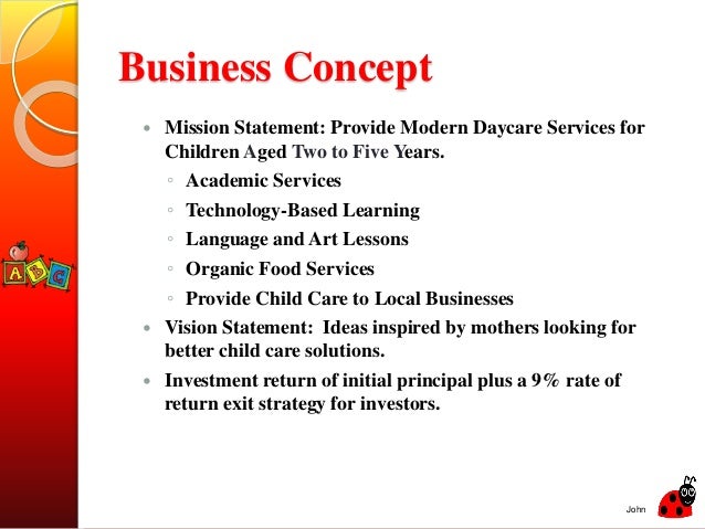 child care mission statements