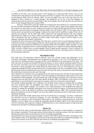 Age-Related Differences in the Motivation of Learning English as a ...
