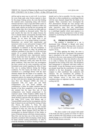 CFD Analysis Of Straight Ventilated Disc Brake | PDF